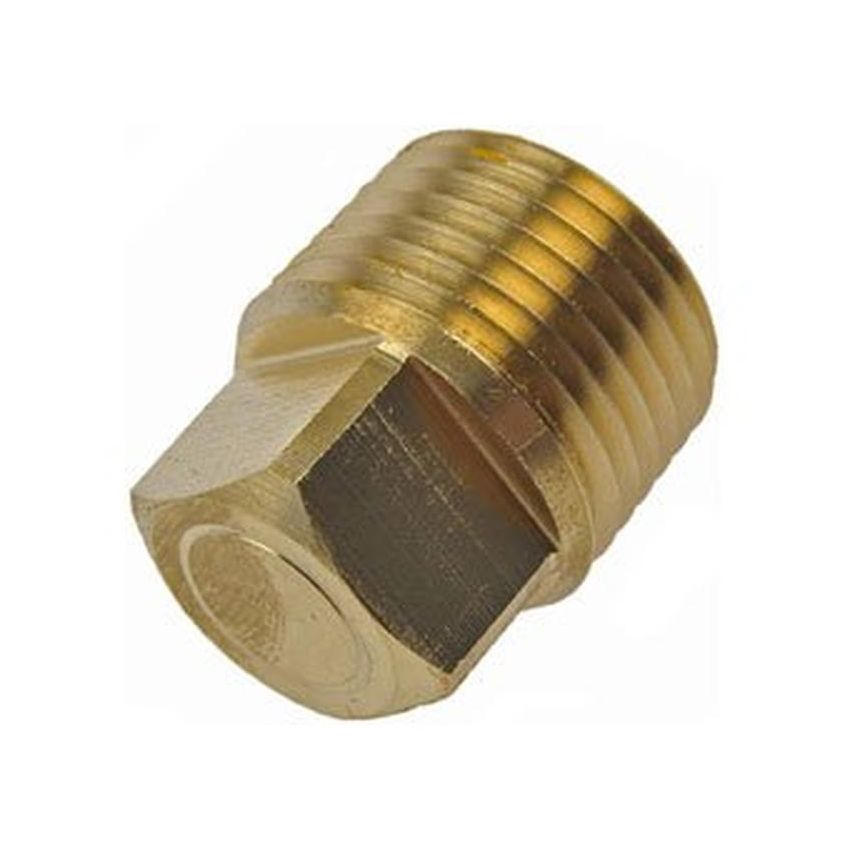 DORMAN 785-073 Brass Pipe Plug - Square Head - 1/2 In. MNPT