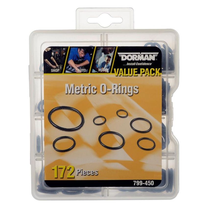 DORMAN 799-450 Metric O-Rings Value Pack- 8 Sku's- 172 Pieces