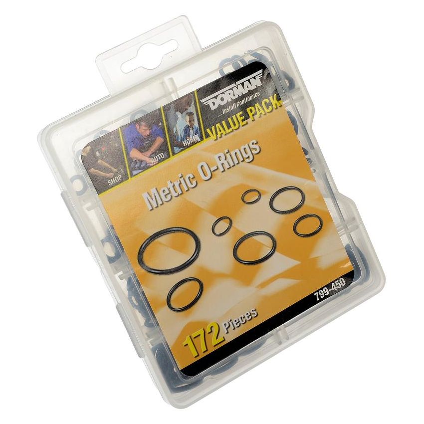 DORMAN 799-450 Metric O-Rings Value Pack- 8 Sku's- 172 Pieces