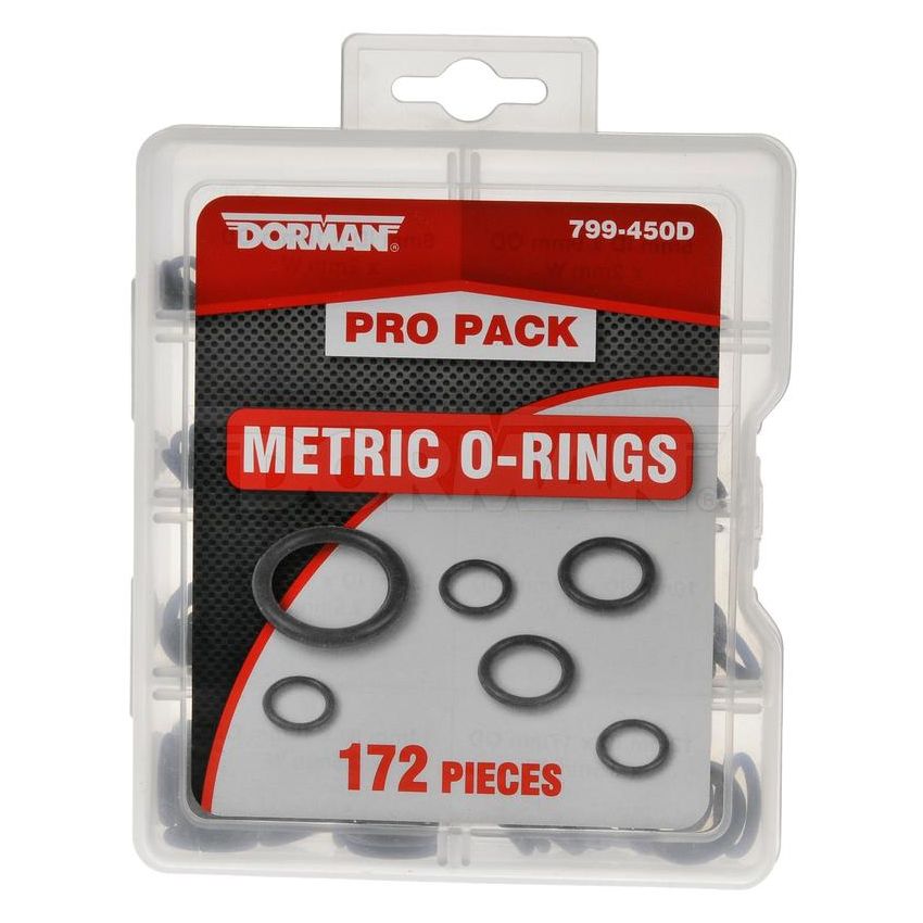 DORMAN 799-450D Pro Pack Metric O-Rings - 172 Pieces