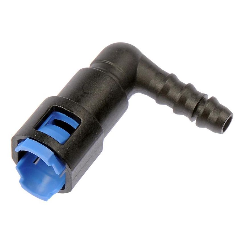 DORMAN 800-091 Fuel Line Quick Connector 90 Degree Angle  3/8 In Steel To 5/16In Nylon Tubing