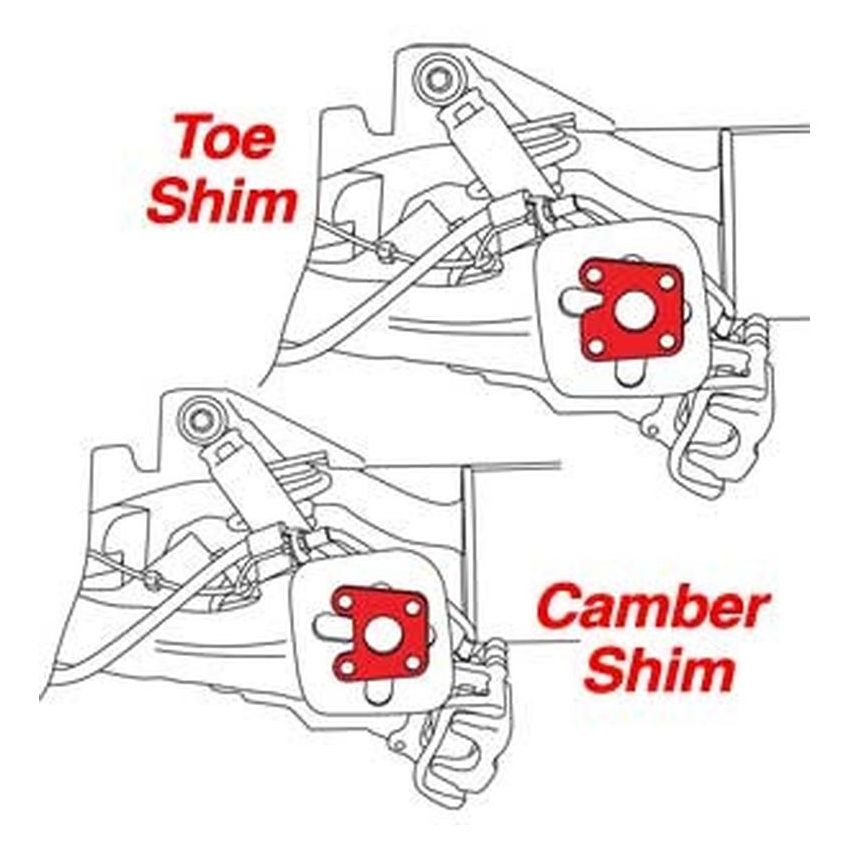 SPECIALTY PRODUCTS COMPANY 71770 FIAT REAR SHIM SET (24)