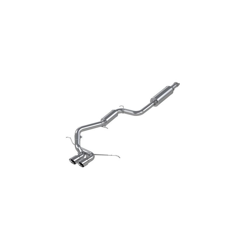 MBRP Exhaust S4200AL 3in. Cat-Back; Dual Center Outlet; AL