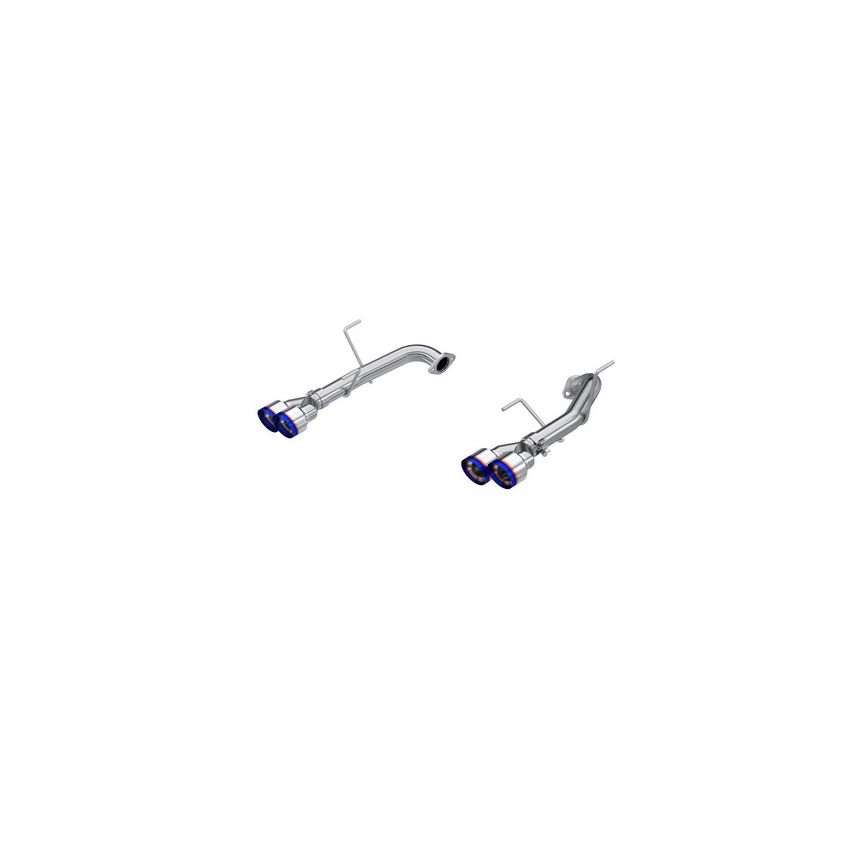 MBRP Exhaust S48103BE 2.5in. Axle-Back; Dual Split Rear; T304; Quad BE Tips