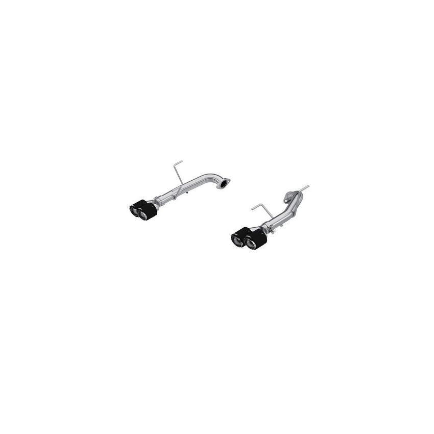 MBRP Exhaust S48103CF 2.5in. Axle-Back; Dual Split Rear; T304; Quad CF Tips