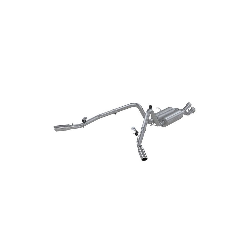MBRP Exhaust S5010409 2.5in. Cat-Back; Dual Split Side Exit; T409