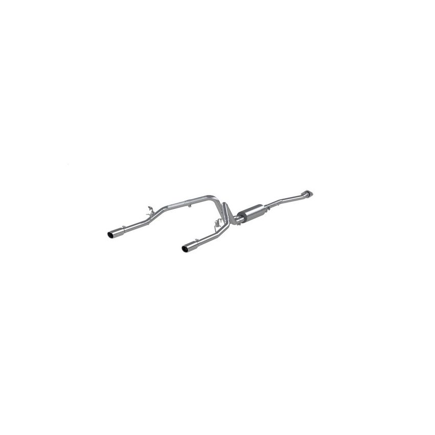 MBRP Exhaust S5016AL 2.5in. Cat-Back; Dual Split Rear Exit; AL