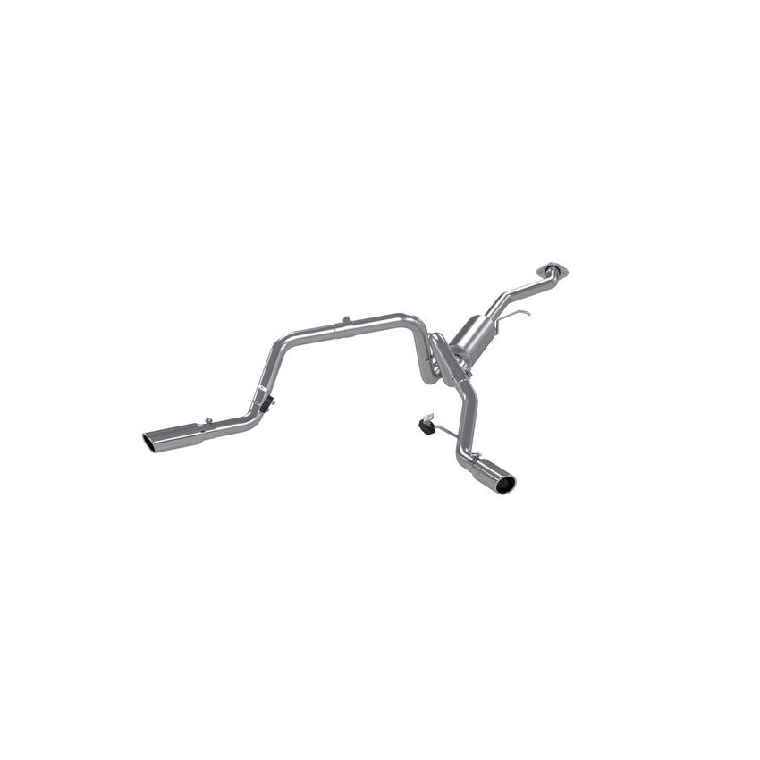 MBRP Exhaust S5018409 2.5in. Cat-Back; Dual Split Side Exit; T409