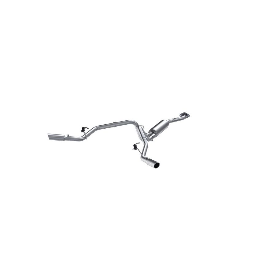MBRP Exhaust S5022AL 2.5in. Cat-Back; Dual Split Side Exit; AL
