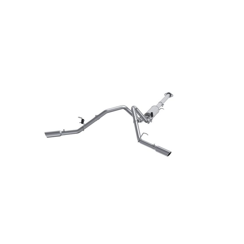 MBRP Exhaust S5038AL 3in. Cat-Back; 2.5in. Dual Split Side Exit; AL