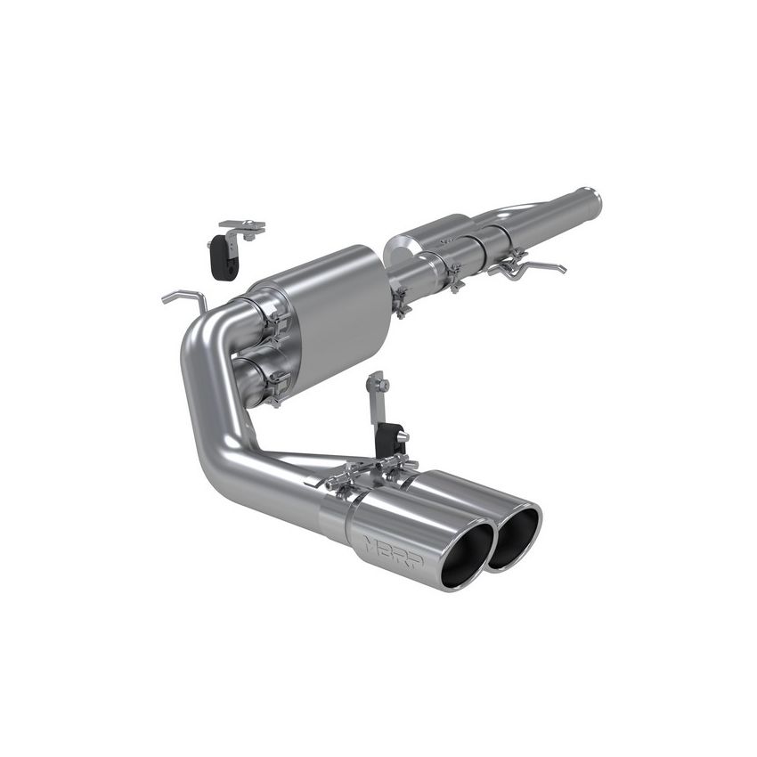 MBRP Exhaust S5081AL 3in. Cat-Back; Pre-Axle Dual Side Exit; AL