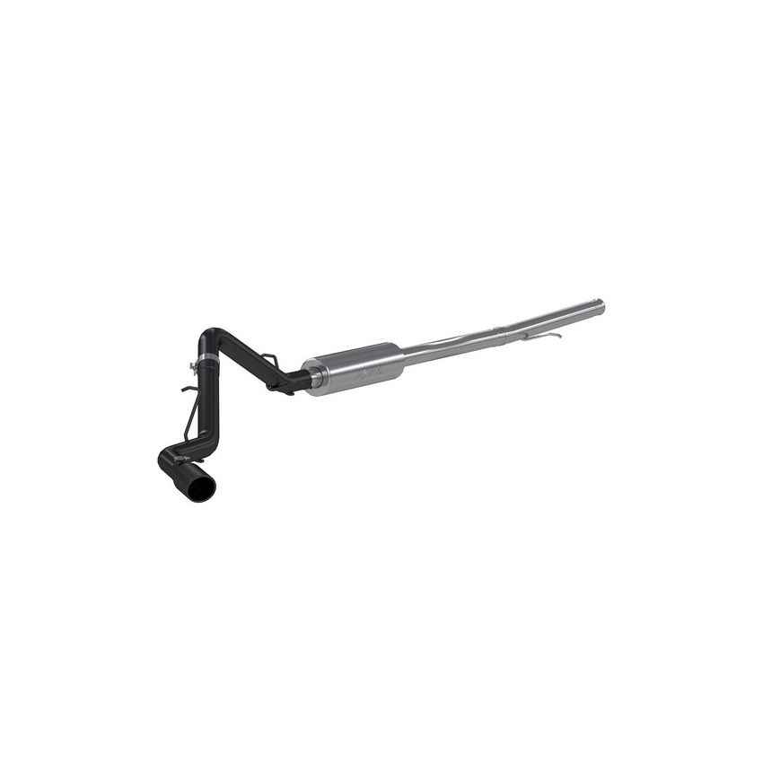 MBRP Exhaust S5087BLK 3in. Cat-Back; Single Side Exit; BLK