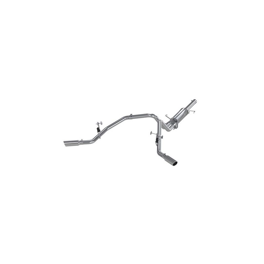 MBRP Exhaust S5110AL 3in. Cat-Back; 2.5in Dual Split Side Exit; AL