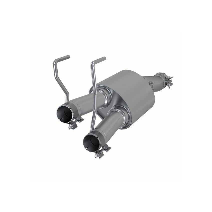 MBRP Exhaust S5141409 3in. Single In; 2.25in. Dual Out; Muffler Replacement; T409