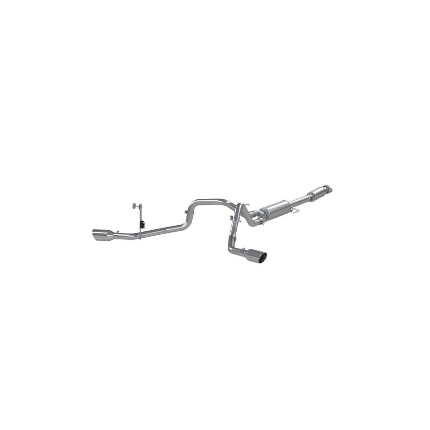 MBRP Exhaust S5213AL 3in. Cat-Back; 2.5in Dual Split Side Exit; AL