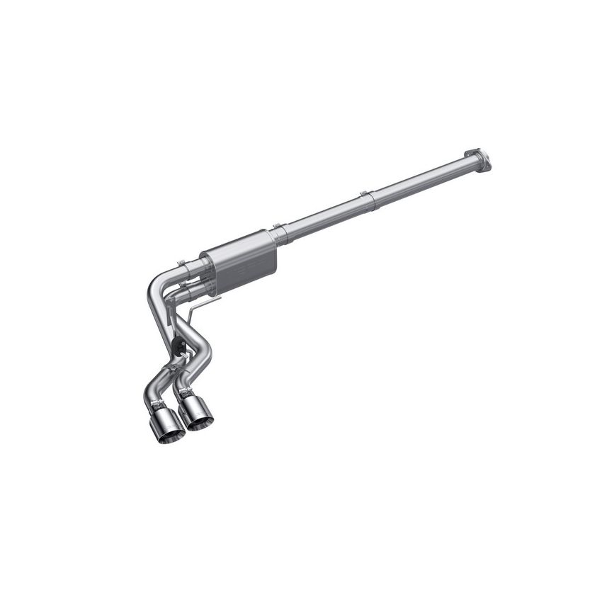 MBRP Exhaust S5217AL 3in. Cat-Back; 2.5in. Dual Pre-Axle; AL