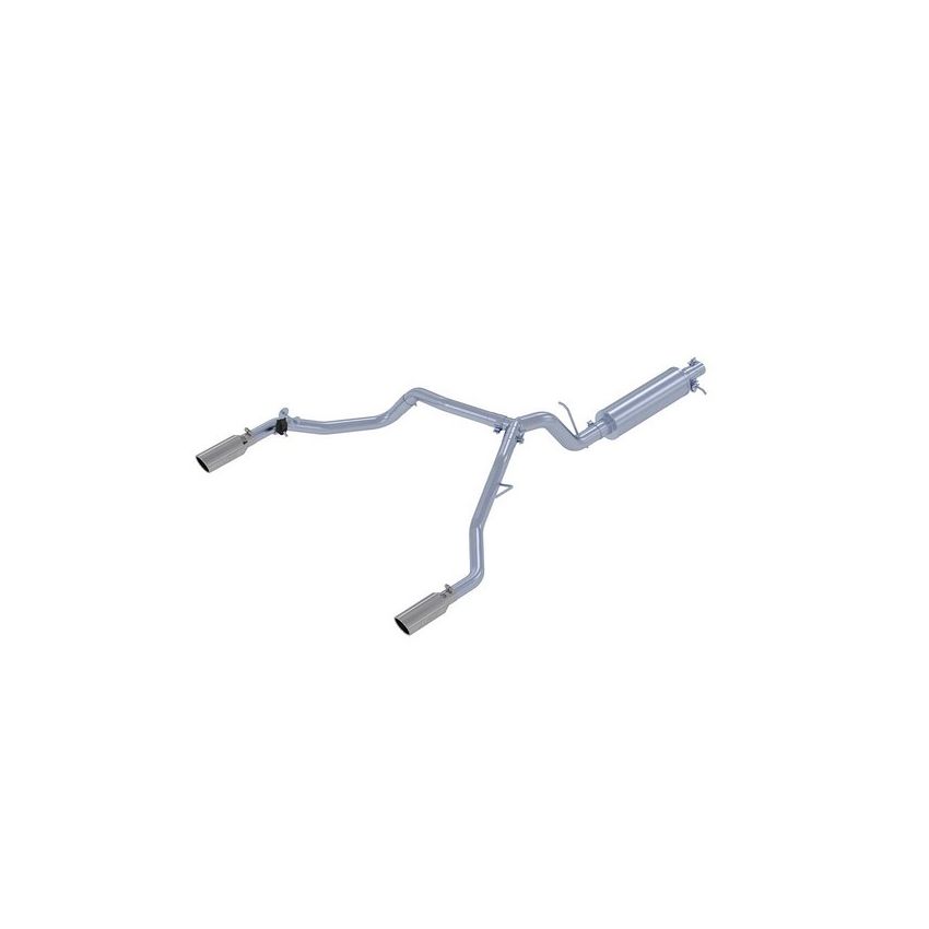 MBRP Exhaust S5223AL 3in. Cat-Back; 2.5in. Dual Split Rear Exit; AL