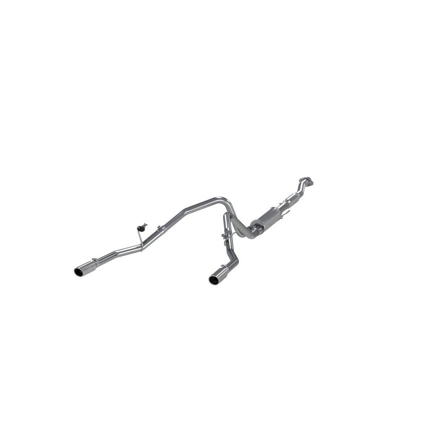 MBRP Exhaust S5234AL 3in. Cat- Back; 2.5in Dual Split Rear Exit; AL