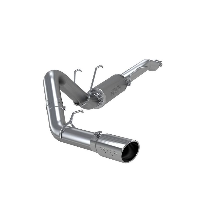 MBRP Exhaust S5247AL 4in. Resonator-Back; Single Side Exit; Street Version; AL