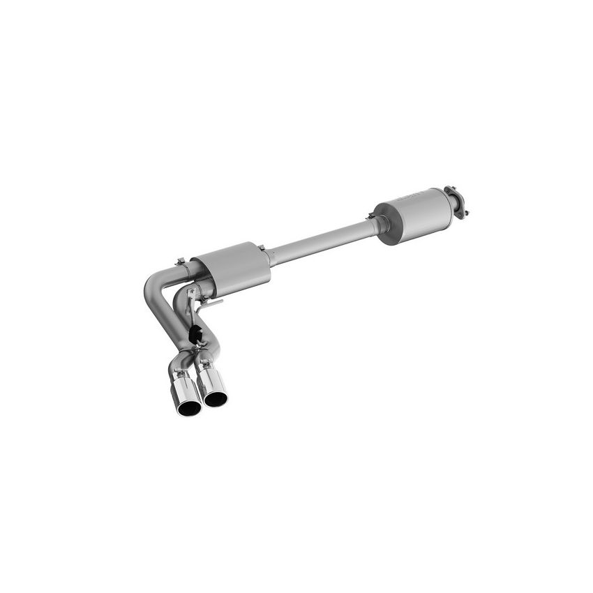 MBRP Exhaust S5262AL 3in. Cat-Back; Pre-Axle Dual Outlet; Passenger Side; Street Version; AL