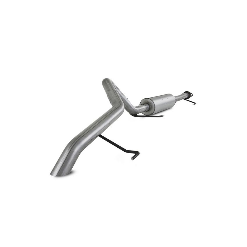 MBRP Exhaust S5310AL 2.5in. Cat-Back; Single Rear Exit; Off-Road Tail; AL