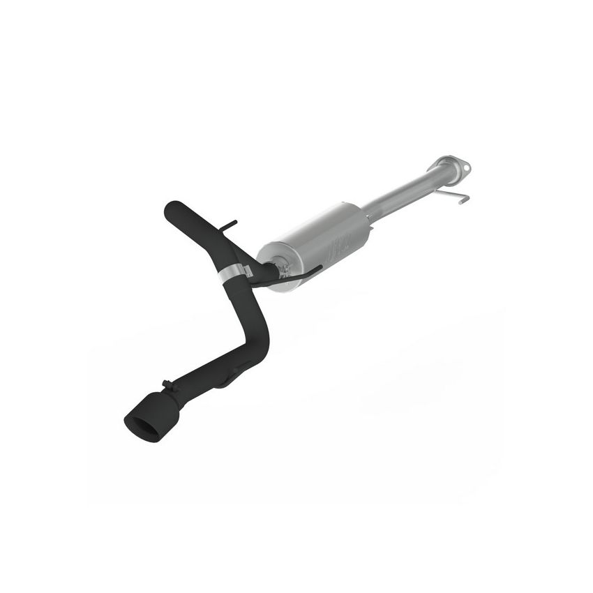 MBRP Exhaust S5342BLK 2.5in. Cat-Back; Single Rear Exit; BLK