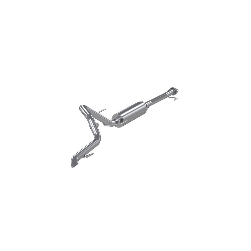 MBRP Exhaust S5343304 2.5in. Cat-Back; High-Clearance; Single Rear Exit; T304