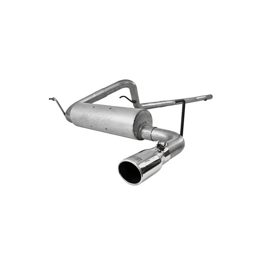 MBRP Exhaust S5502AL 2.5in. Cat-Back; Single Rear Exit; AL