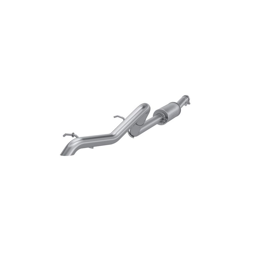 MBRP Exhaust S5514409 2.5in. Cat-Back; Turn Down Rear; Muffler Before Axle; Off-Road Tail Pipe; T409