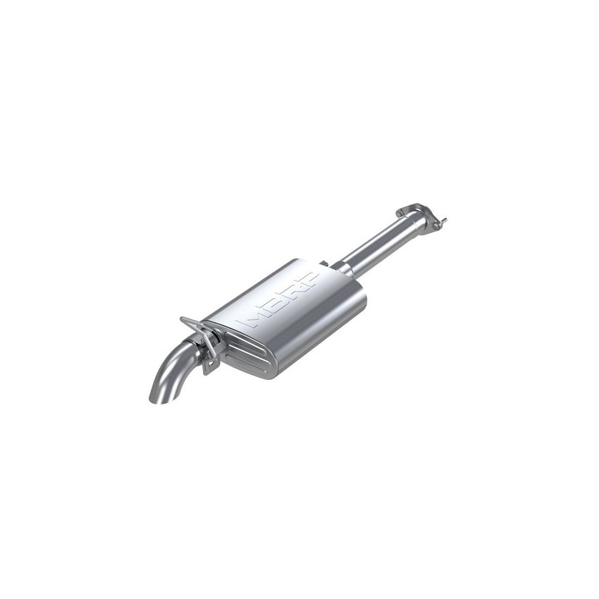 MBRP Exhaust S5522AL 2.5in. Cat-Back; Single Rear Exit; Off-Road Turn Down; AL