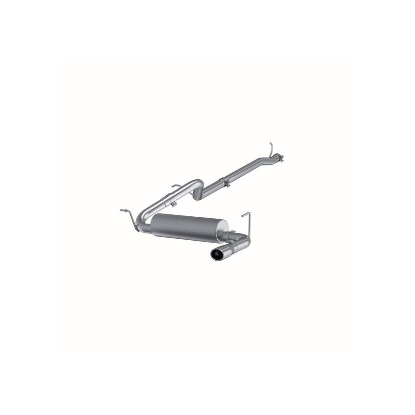 MBRP Exhaust S5526AL 2.5in. Cat-Back; Single Rear Exit; AL
