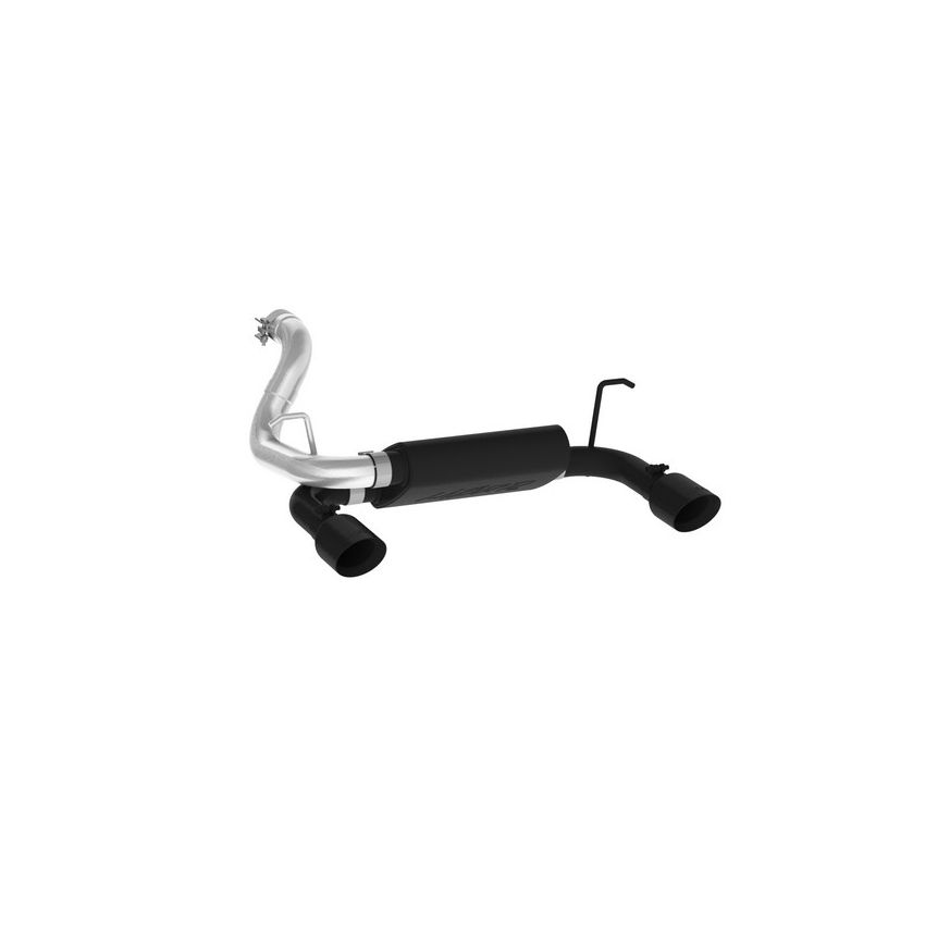 MBRP Exhaust S5529BLK 2.5in. Axle-Back; Dual Rear Exit; BLK