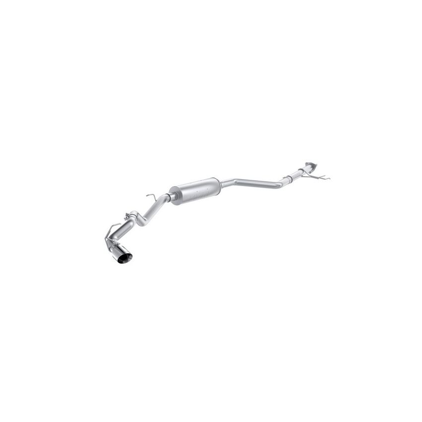 MBRP Exhaust S5900AL 2.5in. Cat-Back; Single Side Exit; AL