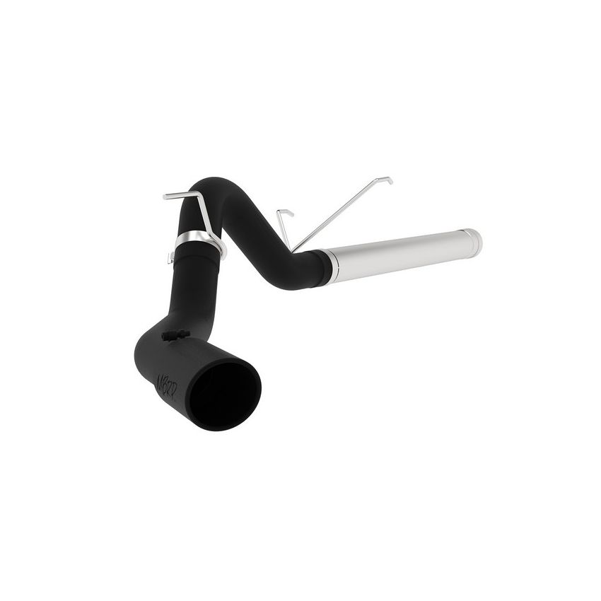 MBRP Exhaust S6130BLK 4in. Filter Back; Single Side Exit; BLK