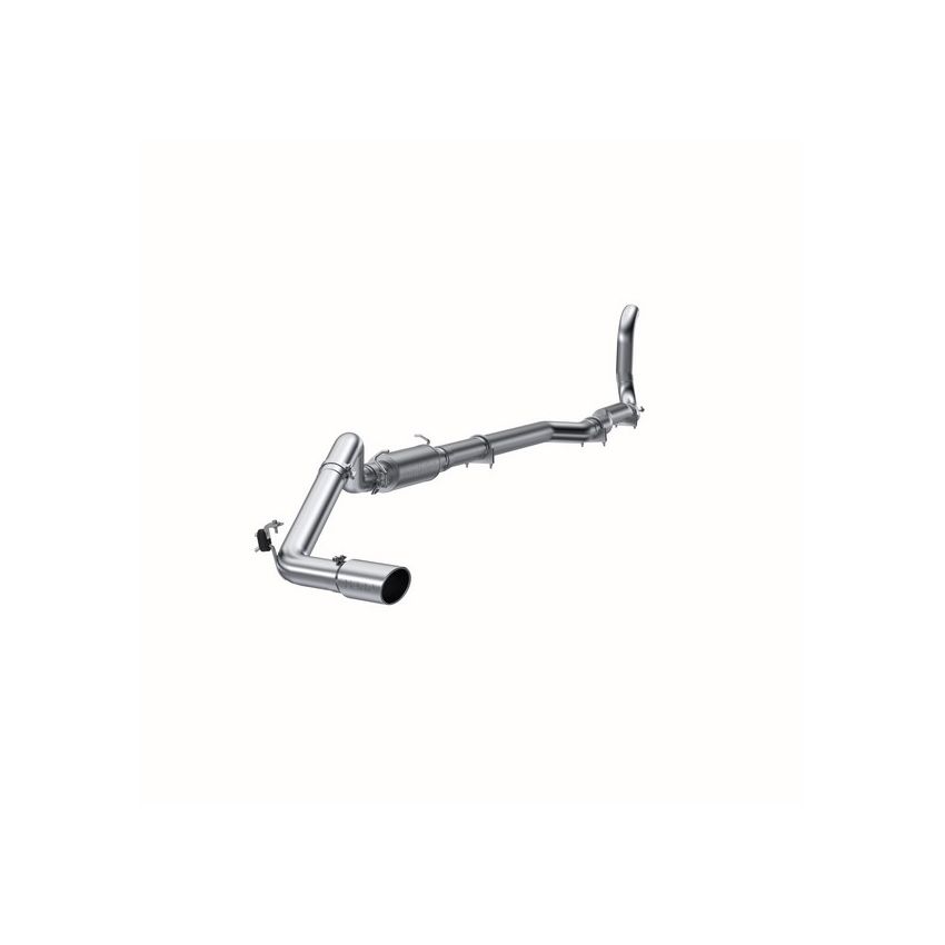 MBRP Exhaust S6150AL 4in. Turbo Back; Single Side Exit; 4WD Only; AL