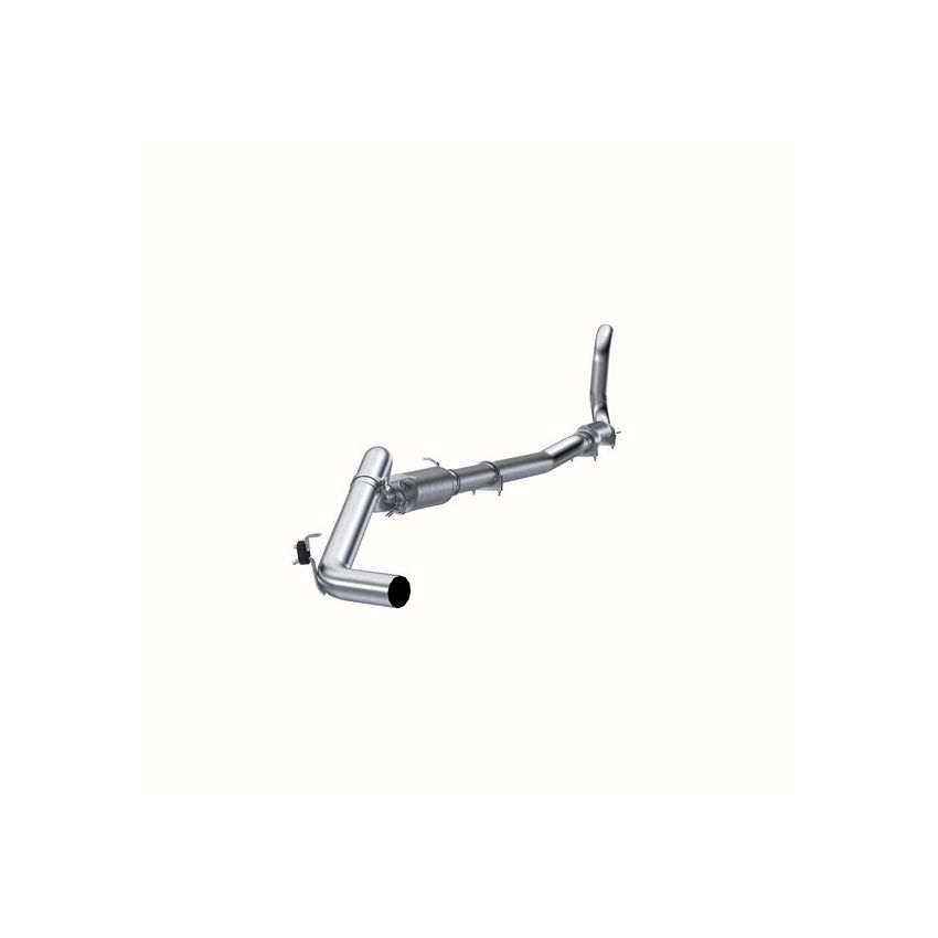 MBRP Exhaust S6150P 4in. Turbo Back; Single Side Exit; 4WD Only; AL