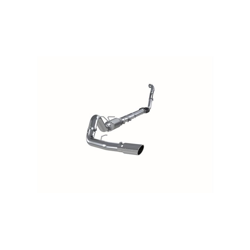 MBRP Exhaust S6218AL 4in. Turbo Back; Single Side Exit; Retains Stock Cat; AL