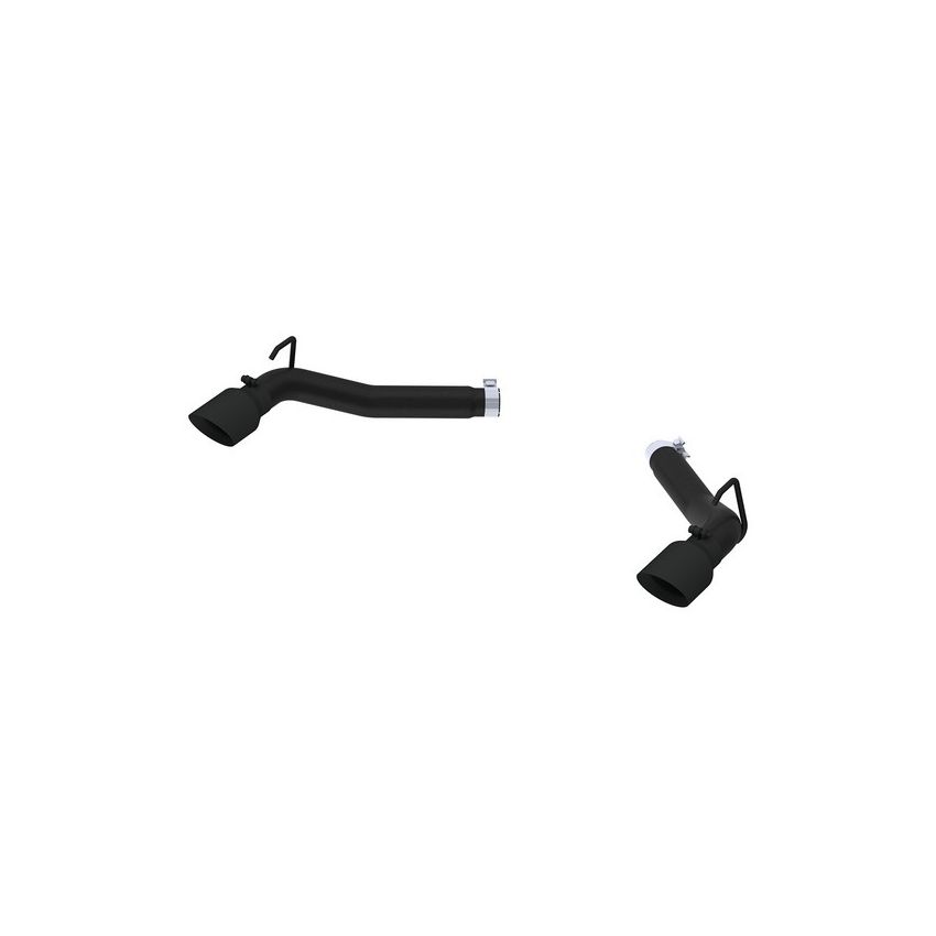 MBRP Exhaust S7019BLK 3in. Axle-Back; Muffler Bypass; Dual Rear Exit; BLK