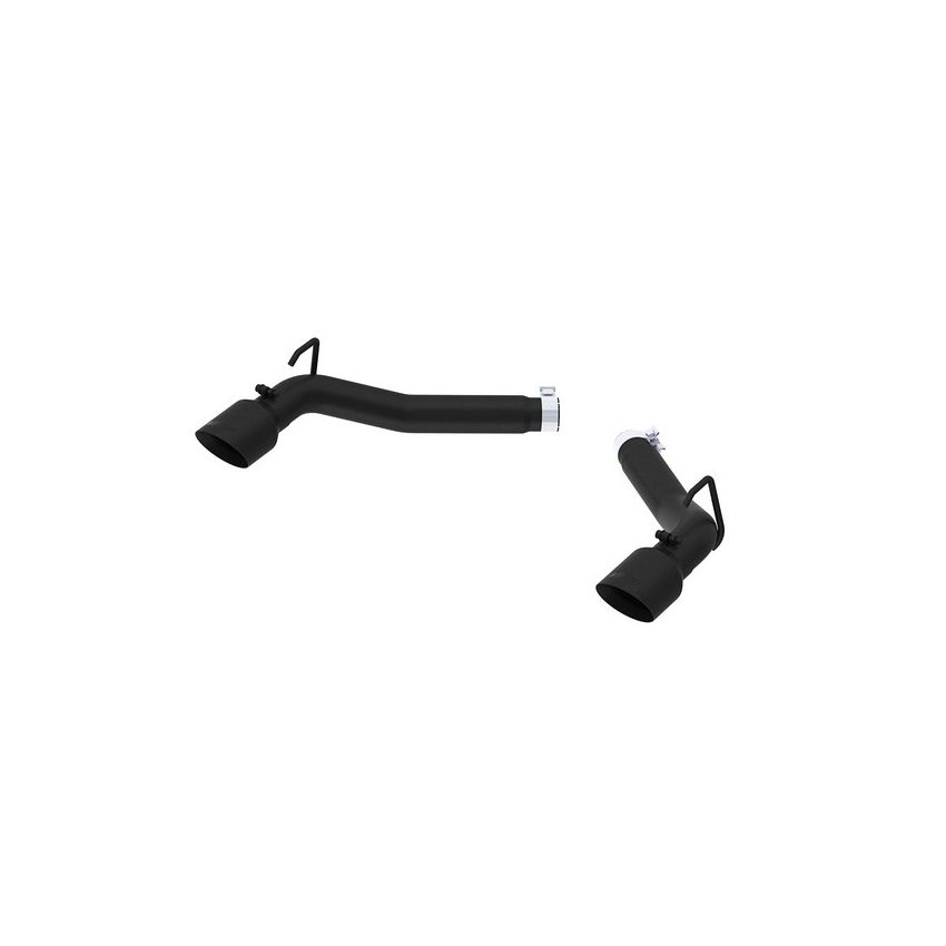 MBRP Exhaust S7021BLK 3in. Axle-Back; Muffler Bypass; Dual Rear Exit; BLK