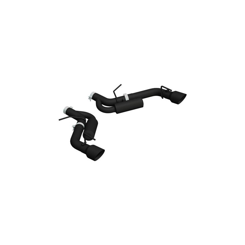 MBRP Exhaust S7034BLK 3in. Axle-Back; Dual Rear Exit; BLK
