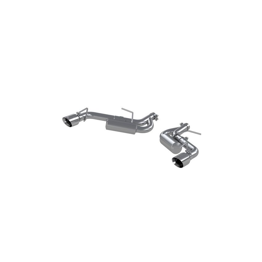 MBRP Exhaust S7038AL 2.5in. Axle-Back; Dual Rear Exit; Non NPP; AL