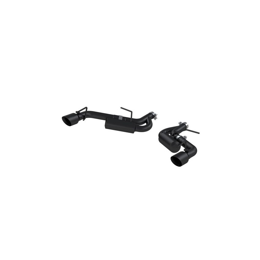 MBRP Exhaust S7038BLK 2.5in. Axle-Back; Dual Rear Exit; Non NPP; BLK