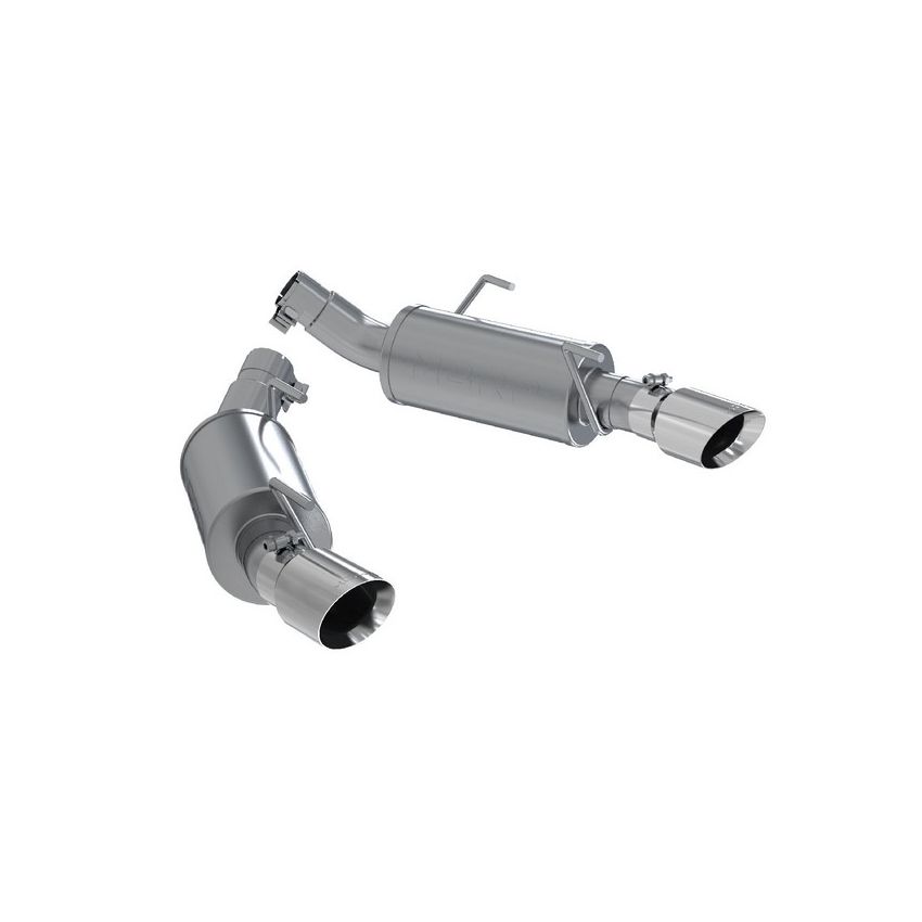 MBRP Exhaust S7200304 2.5in. Axle-Back; Dual Mufflers; Dual Rear Exit; T304