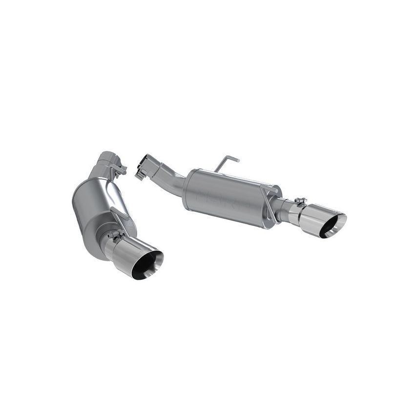 MBRP Exhaust S7200AL 2.5in. Axle-Back; Dual Mufflers; Dual Rear Exit; AL