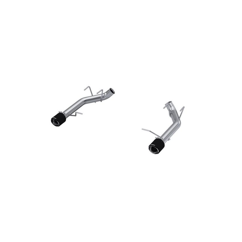 MBRP Exhaust S72033CF 3in. Axle-Back; Dual Split Rear Exit; T304; CF