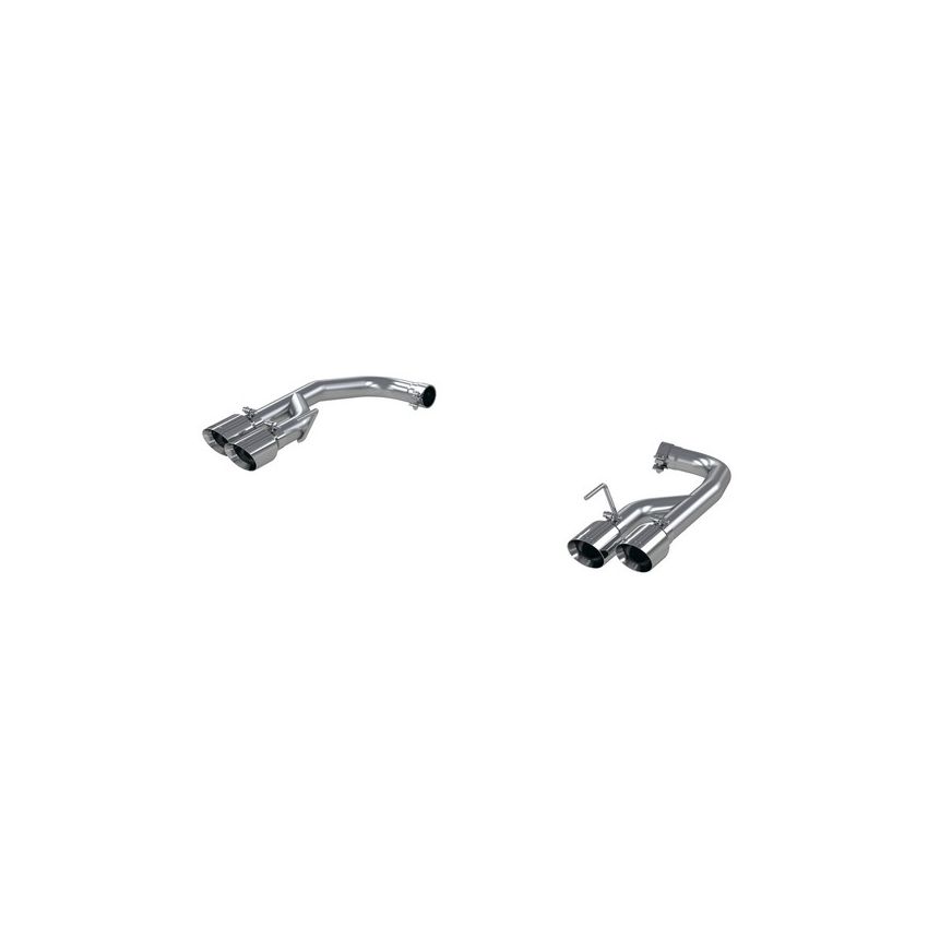 MBRP Exhaust S7211304 2.5in. Axle-Back; Dual Rear Exit; T304; Quad Tips