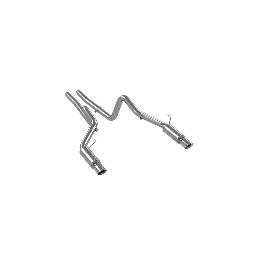 MBRP Exhaust S7270AL 3in. Cat-Back; Dual Split Rear Exit; Race Version; AL