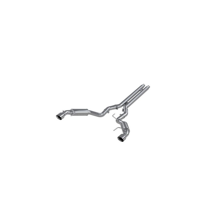 MBRP Exhaust S7278409 3in. Cat-Back; Dual Split Rear Exit; Race Version; T409