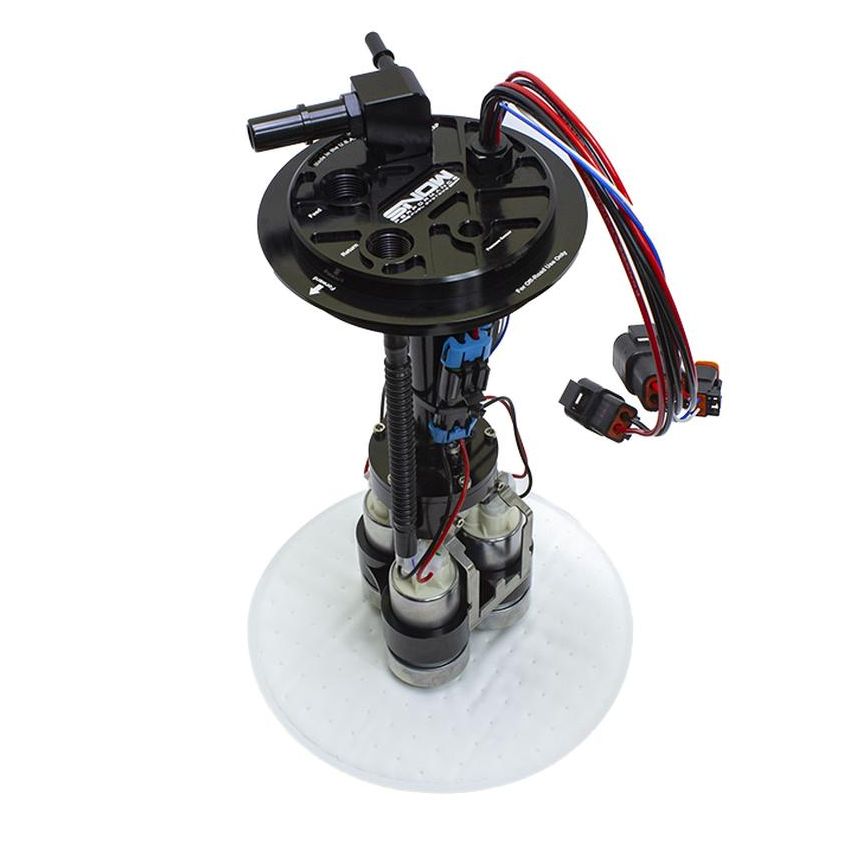 Snow Performance SNF-52700R 05-19 GM Half Ton Truck Fuel Hat - Triple Pump - Race