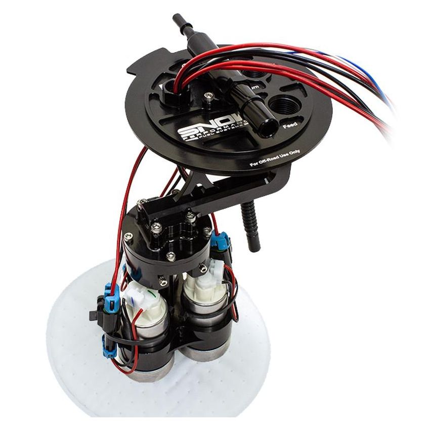 Snow Performance SNF-52800R 2015-21 Ford F150 Truck Fuel Hat - Triple Pump - Race